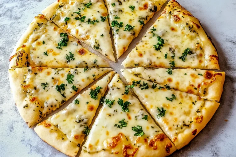 10 Minute Easy Crispy Tortilla Garlic Bread