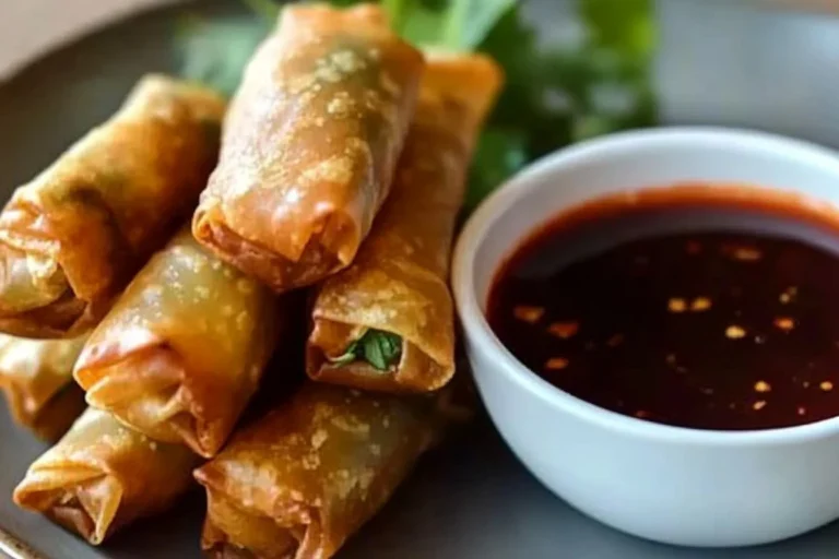Crispy Vegetable Rolls or Golden Vegetable Spring Rolls are crunchy, and packed with colorful veggies, perfect as an appetizer or party favorite!